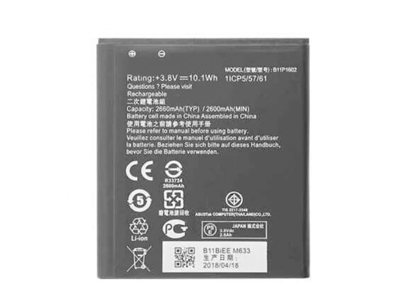 ASUS ZB500KL X00AD対応バッテリー