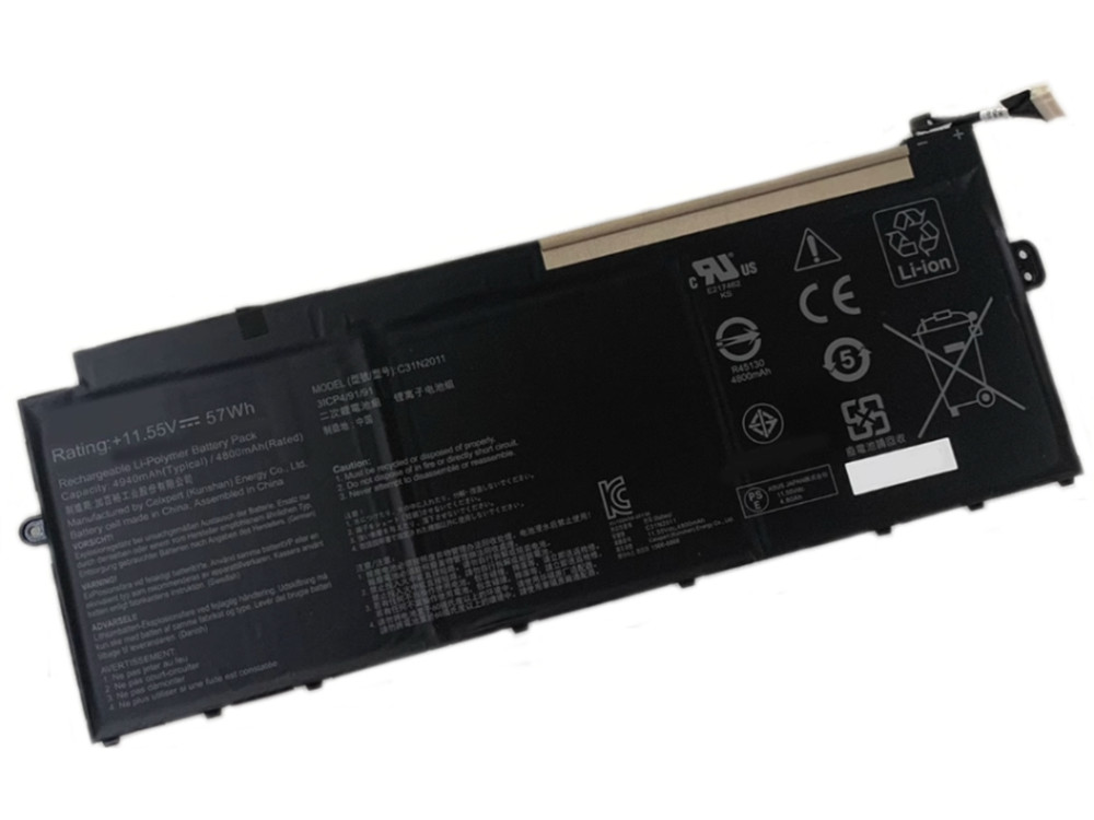 Asus Chromebook C536EA-BI3T3対応バッテリー