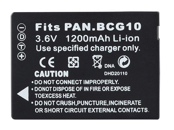 Panasonic DMC-ZS15 DMC-ZS20対応バッテリー