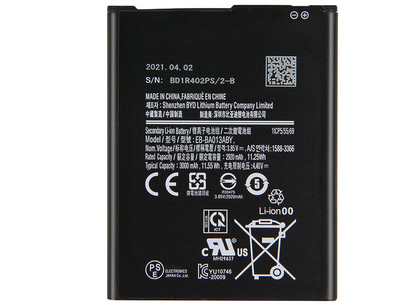 Samsung Galaxy A01 Core対応バッテリー