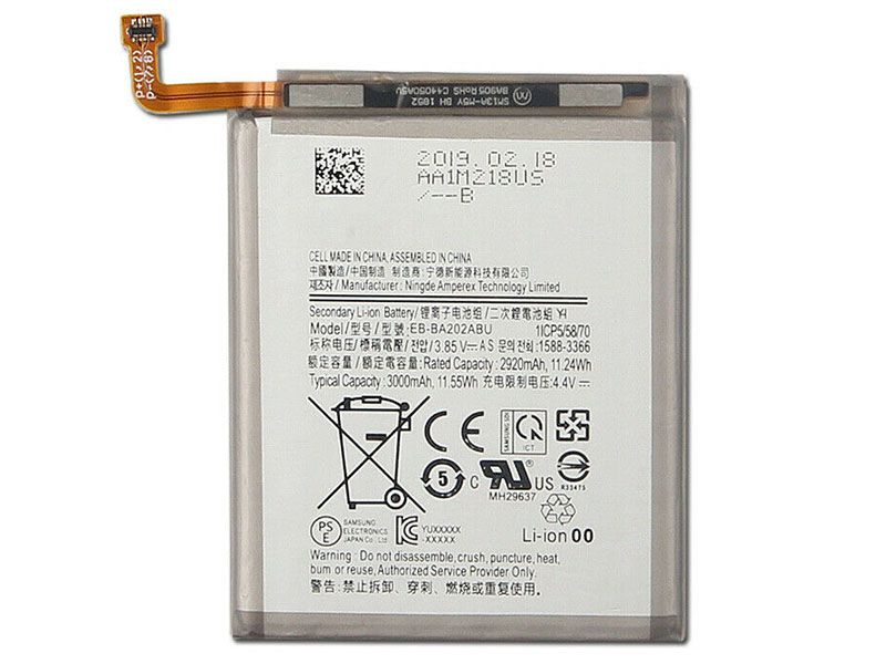Samsung Galaxy A20e Authentic対応バッテリー