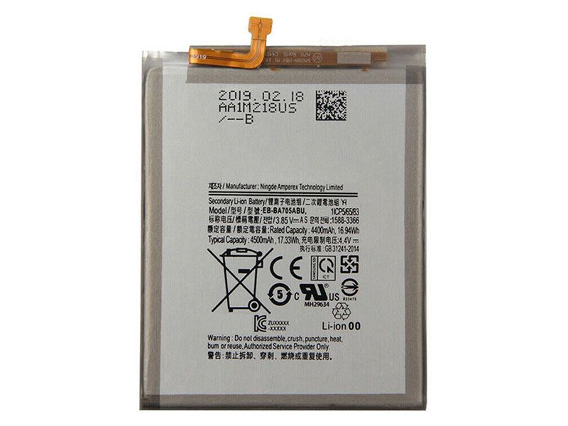 Samsung Galaxy A70 A705 SM-A705対応バッテリー