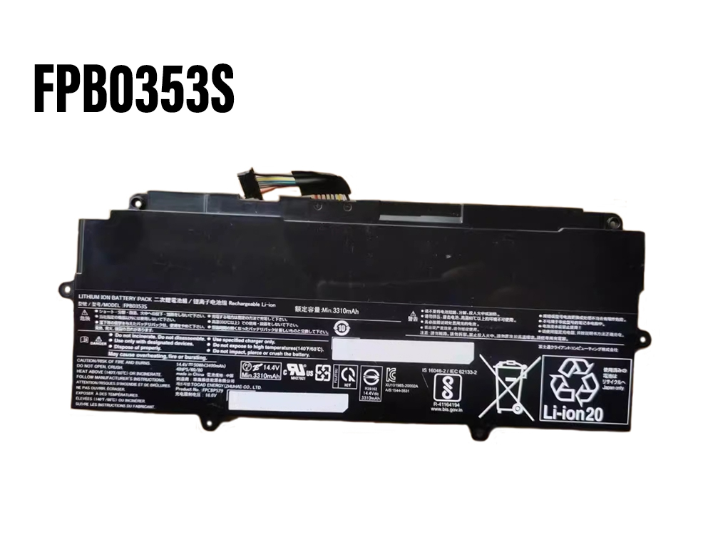 Fujitsu FPCBP579 FPB0352S対応バッテリー