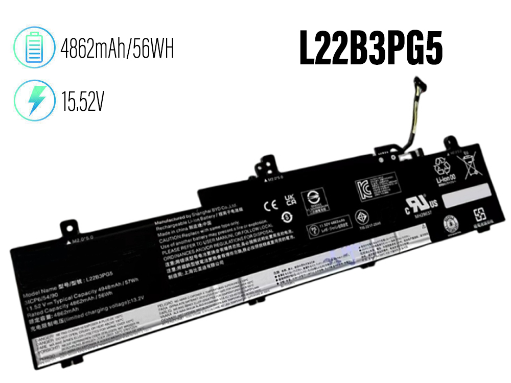 LENOVO ThinkPad E14 E16 2023 L22B3PG4対応バッテリー