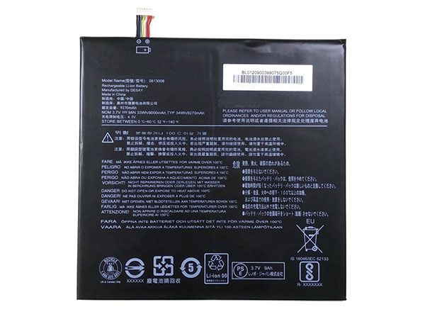 Lenovo 0813008 Tablet Pad対応バッテリー