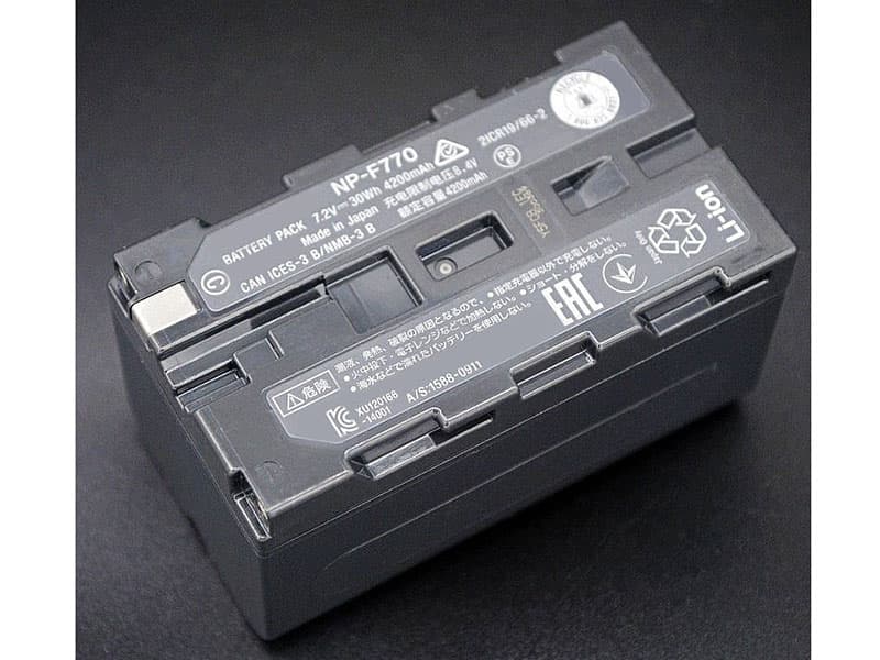 SONY DCR-250E 9E 46E 49E 66E 67E 87E 98E 110E 120E 130E 210E 310E対応バッテリー