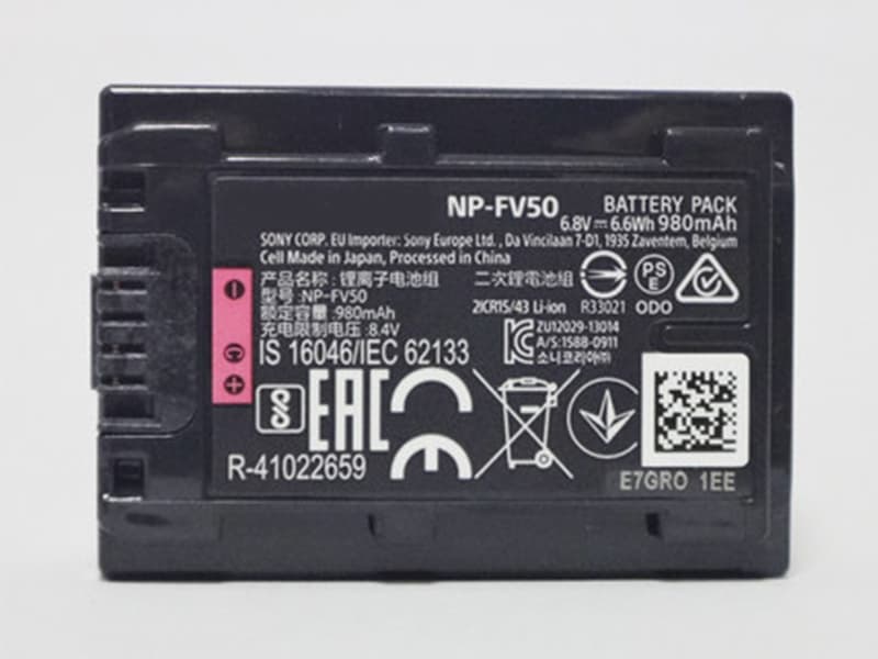 SONY PJ820E PJ610E AX100E対応バッテリー
