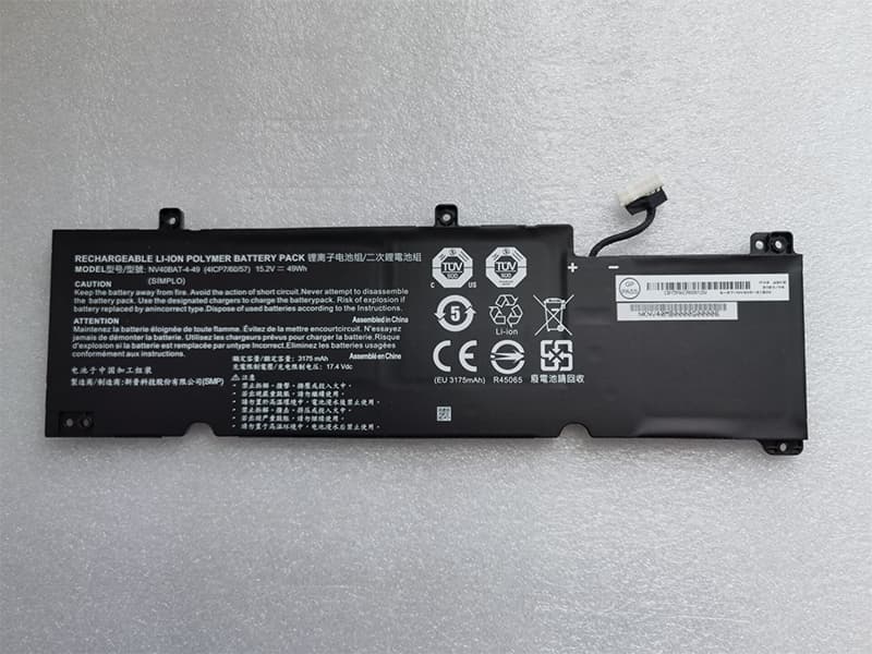 CLEVO NV40BAT-4-49 laptop対応バッテリー