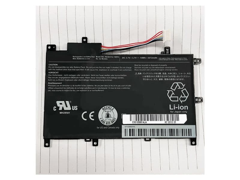TOSHIBA Tablet PC対応バッテリー