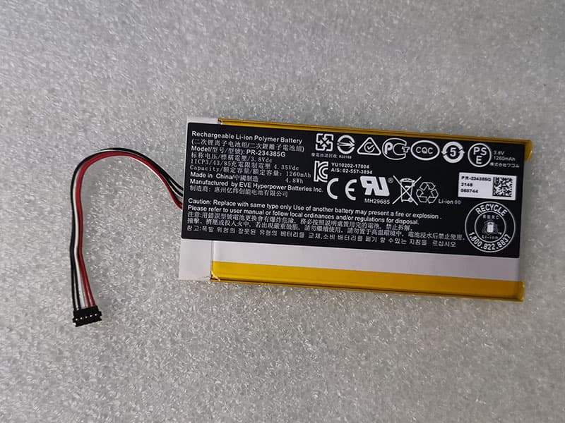 Acer PR-234385G 11CP3/43/85対応バッテリー