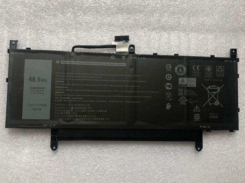 Dell V5K68 シリーズ対応バッテリー