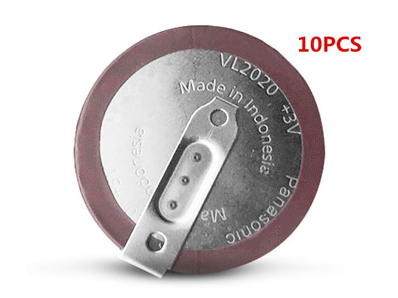 10pcs Panasonic VL2020 BMW E46 E60 E90 Key Remote Fob Rechargeable Car Key Fobs対応バッテリー