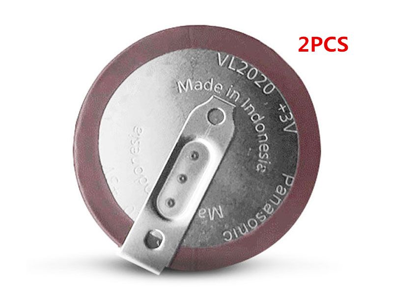 2pcs Panasonic VL2020 BMW E46 E60 E90 Key Remote Fob Rechargeable Car Key Fobs対応バッテリー