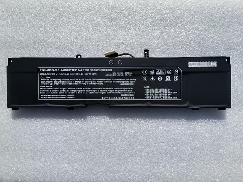 Clevo X17 PRO MAX 6-87-NH77S-42D00対応バッテリー