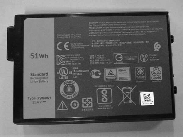 DELL Latitude 7424 5424 5420 Rugged対応バッテリー