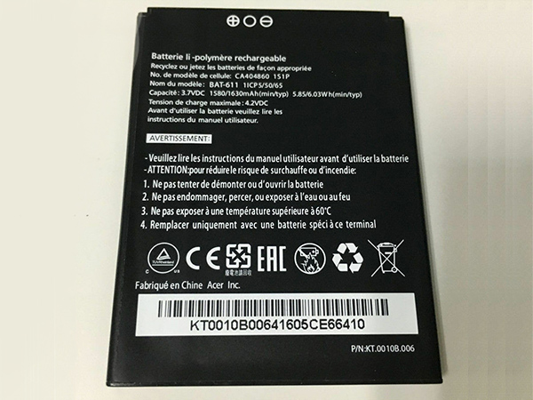 Acer Liquid Z4 Z140 Z160対応バッテリー