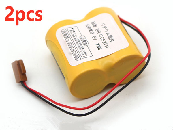 Panasonic Lithium battery 6V BR-CCF2TH BR-C PLC (2PCS)対応バッテリー