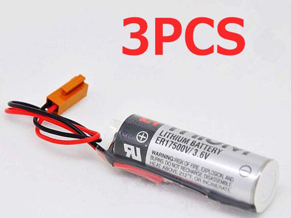 ER17500V ER17/50 CS1W-BAT01 With Brown Plug 3pcs対応バッテリー