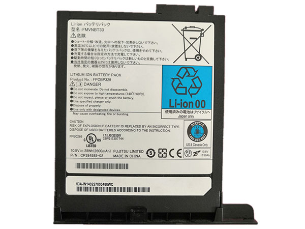 Fujitsu T732 T902 CP384585-02 シリーズ対応バッテリー